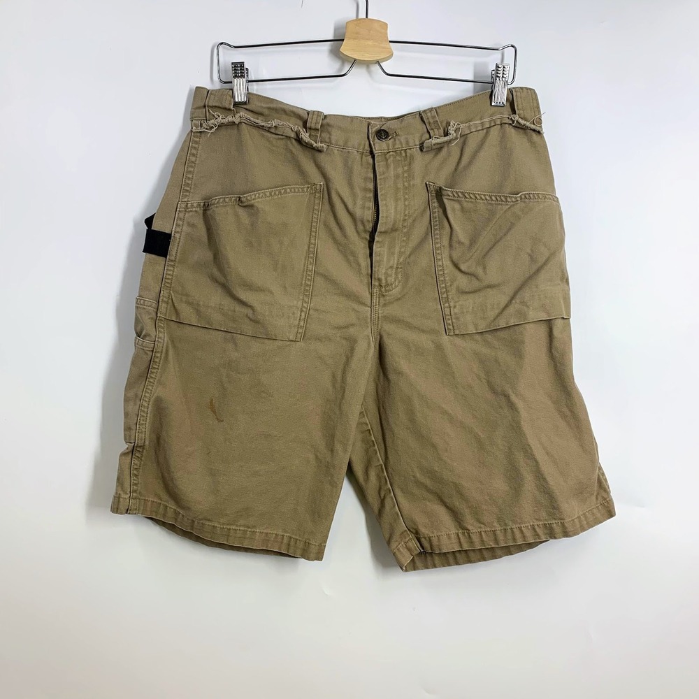 Blaklader Workwear Tan Cargo‎ Shorts Men's Size 34 Utility Durable Cotton